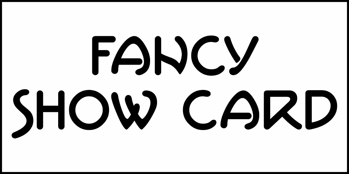 Fancy Show Card JNL, a Font by Jeff Levine Fonts (Photo 2 of 5)