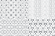 Seamless Gray Eyelet Patterns, a Pattern Graphic by Melissa Held Designs (Thumbnail 4 of 7)