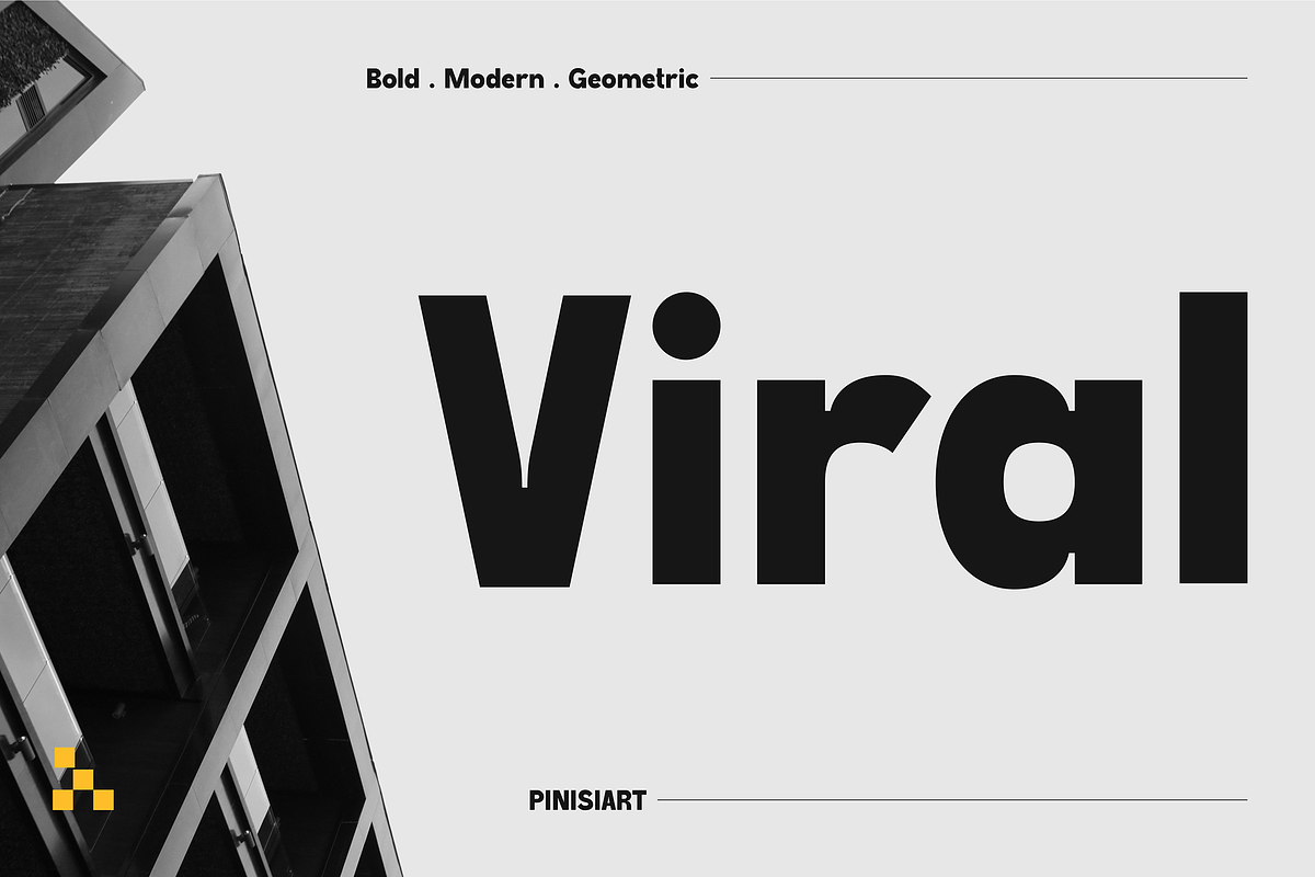 Viral, a Sans Serif Font by Pinisi ART (Photo 1 of 10)