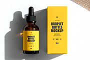 Serum Droplet Bottle Mockup, a Packaging Mockup by Design Squad (Thumbnail 3 of 4)