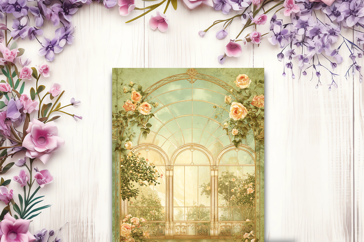 Victorian Floral Book Cover Bundle, a Brochure Template by LA Design (Photo 9 of 10)