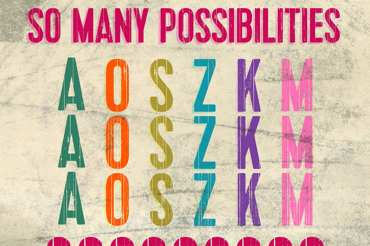 BOBBIN FONT with CIRILLIC - 50% OFF preview 3
