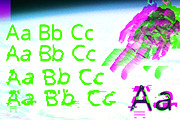 Prnt Glitch, a Font by Big Blond Bear (Thumbnail 5 of 6)