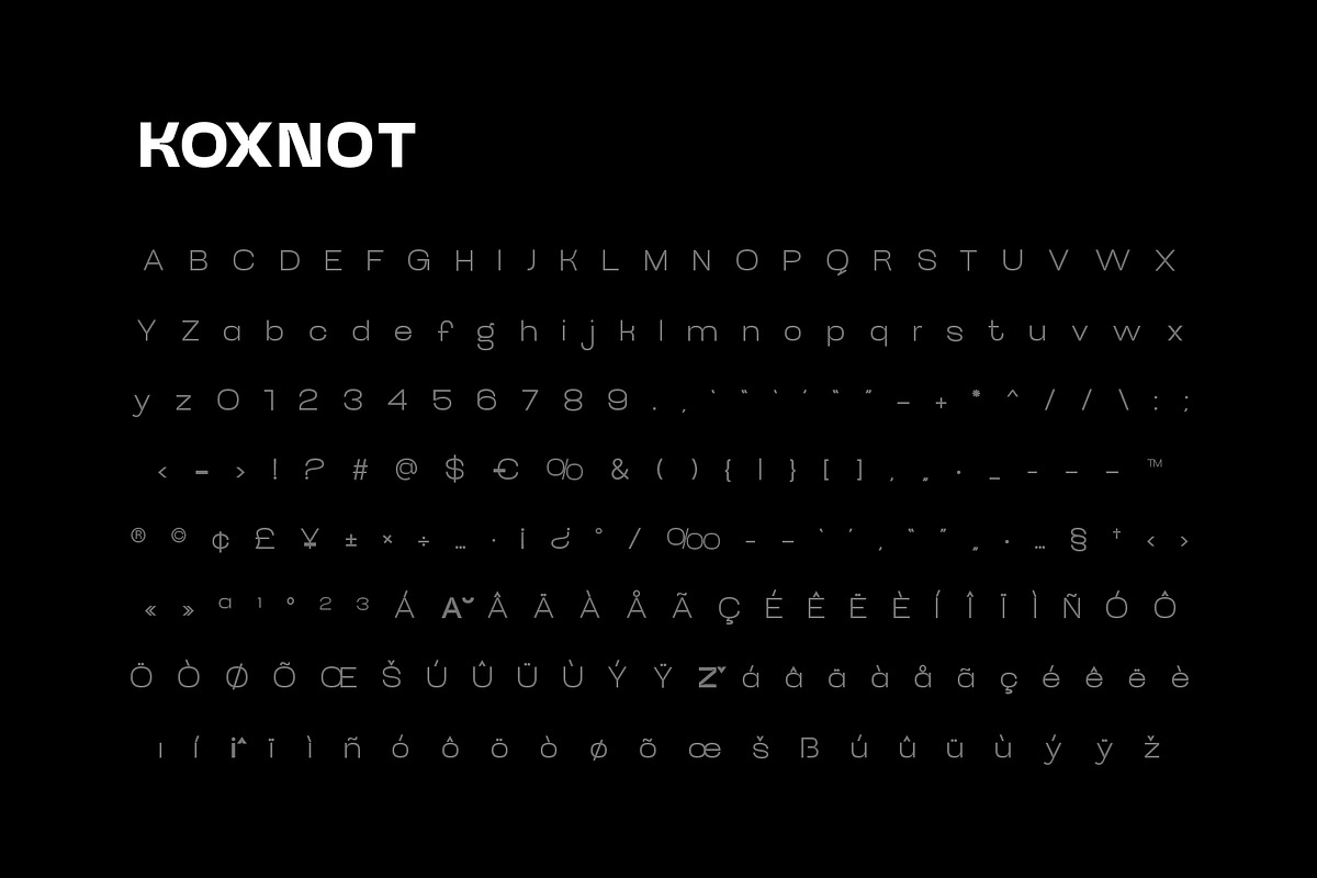 Koxnot Display, a Sans Serif Font by Foxtype (Photo 5 of 5)
