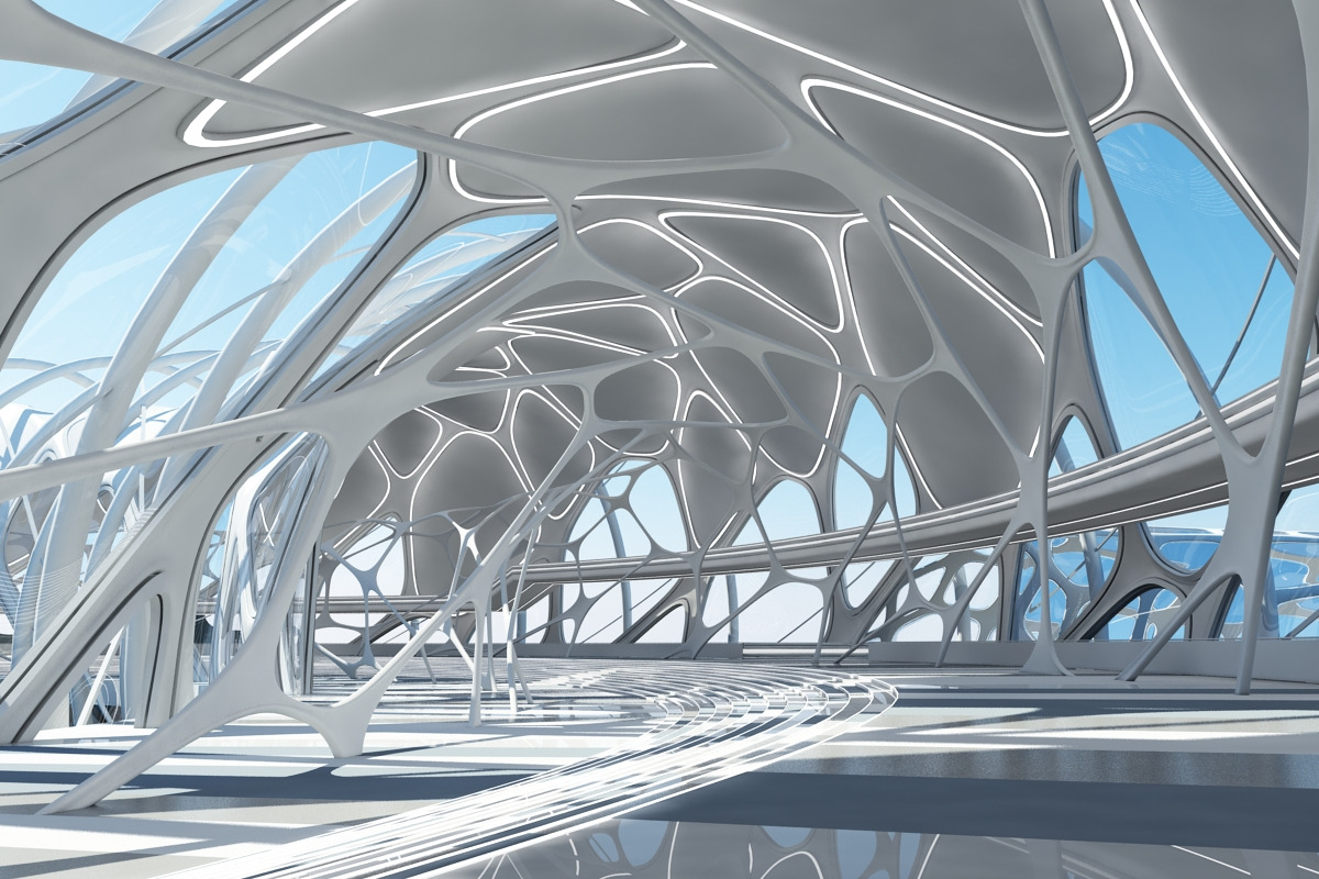 Futuristic Architectural Structure17, an Architecture 3D Model by Giimann (Photo 21 of 29)