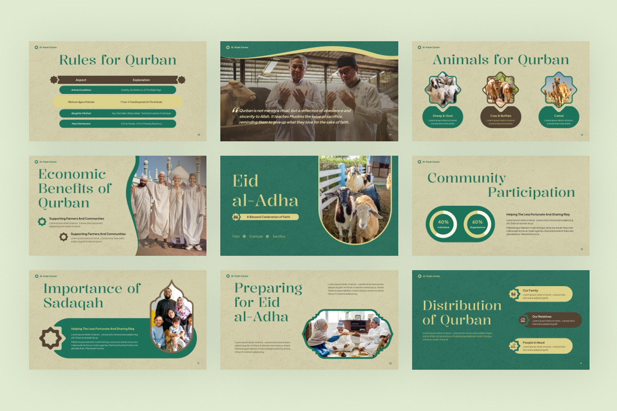 Eid al-Adha Google Slides, a Presentation Template by Loin Studio (Photo 3 of 4)