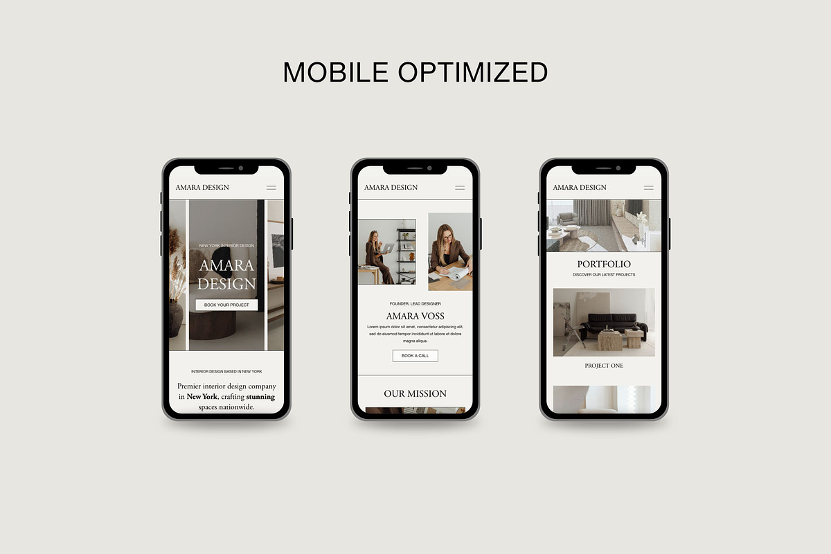 Squarespace 7.1 Template: Amara, a Squarespace Template by Deb Creative Studio (Photo 4 of 9)