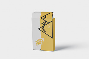 Package Box Mock-Up - Wide / Flat