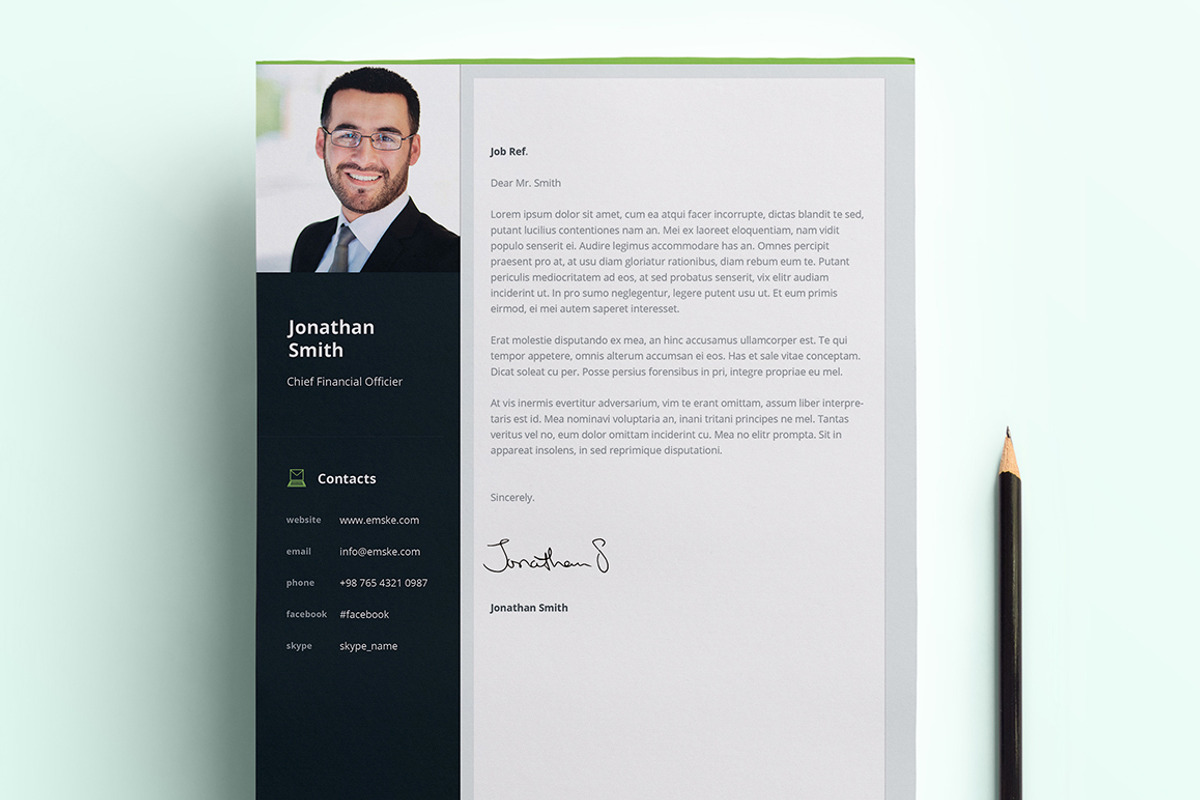 Resume / CV - Pro Material, a Resume Template by 3Angle (Photo 4 of 5)