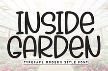 Inside Garden | Script Font