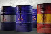 Barrel set, an Environmental 3D Model by mockupzz (Thumbnail 5 of 6)