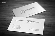 Simple Professional Business Cards, a Stationery Template by Galaxiya (Thumbnail 6 of 13)