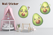 Cute Avocado Face Expressions, a Food Illustration by jvxvxnism (Thumbnail 10 of 11)