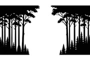 Forest Frame Silhouette SVG Bundle, an Illustration by jahid234 (Thumbnail 50 of 51)