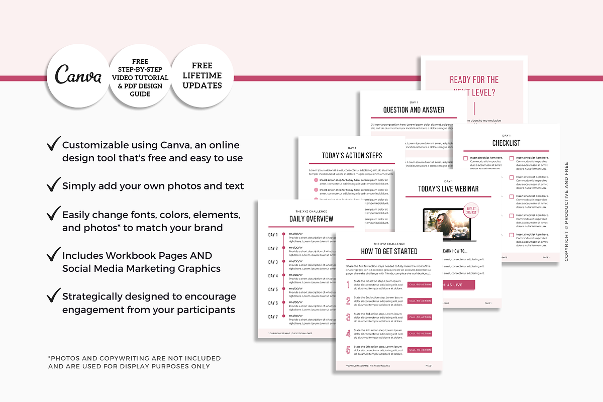 7-Day Lead Magnet Challenge Bundle, an Email Template by ProductiveandFree (Photo 4 of 19)