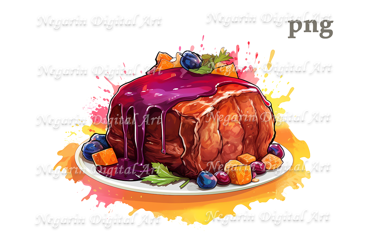 Watercolor German Food Clipart, an Object Graphic by Negarin Digital Art (Photo 2 of 9)