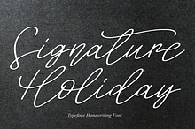 Signature Holiday | Script Font