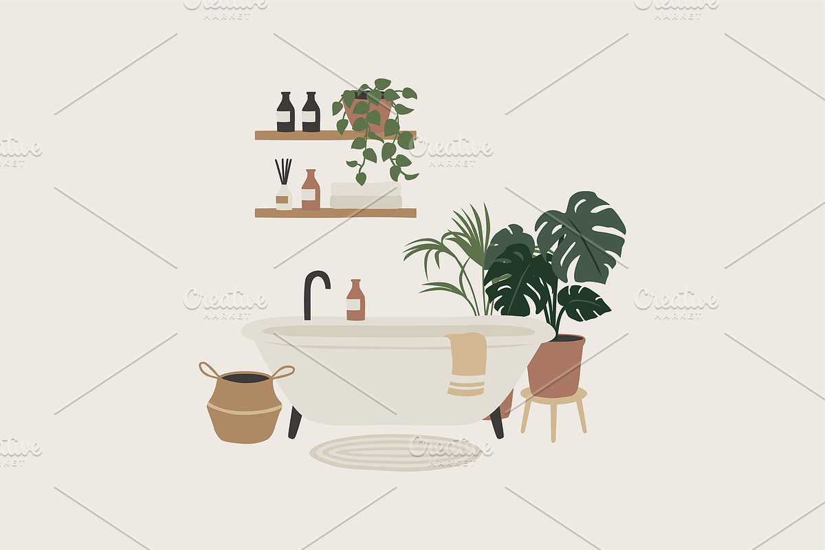 Home Decoration Illustration, a Decorative Illustration by Jump Studio (Photo 5 of 10)