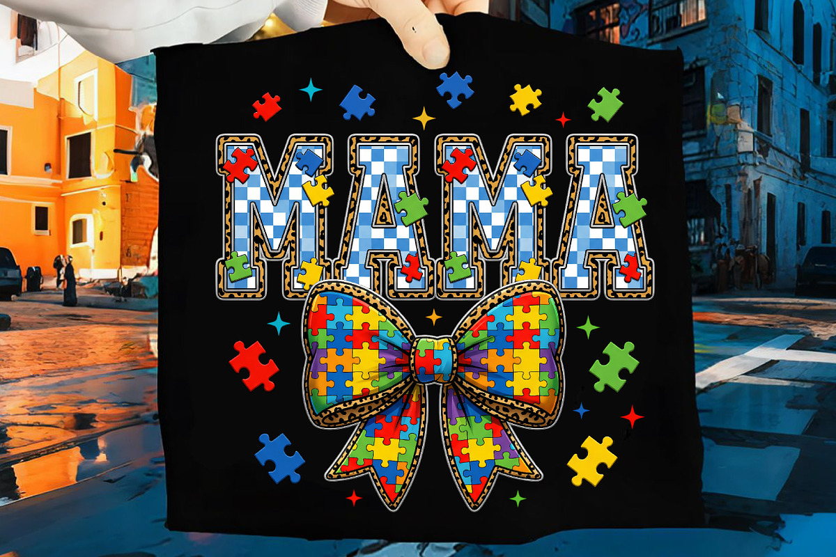 Coquette Autism Mama PNG, Autism, an Illustration by CreationArt (Photo 6 of 9)
