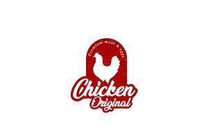 Original Chicken Product Logo Design, a Branding & Logo Template by AlvinStd