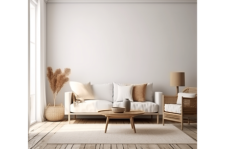 Living room in Scandinavian style 4, an Architecture Photo by GFXCity
