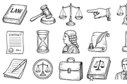 Legal Icon Collection, an Object Graphic by nikagraphic (Thumbnail 1 of 3)