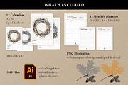 Elegant Calendar & Planner Set 2026, a Stationery Template by Garden in frame (Thumbnail 7 of 8)