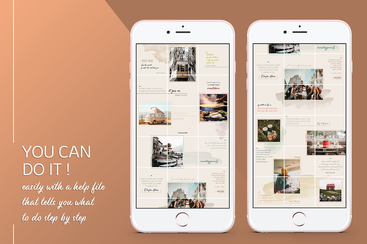 instagram PUZZLE Template, a Social Media Template by illycreative (Photo 2 of 8)