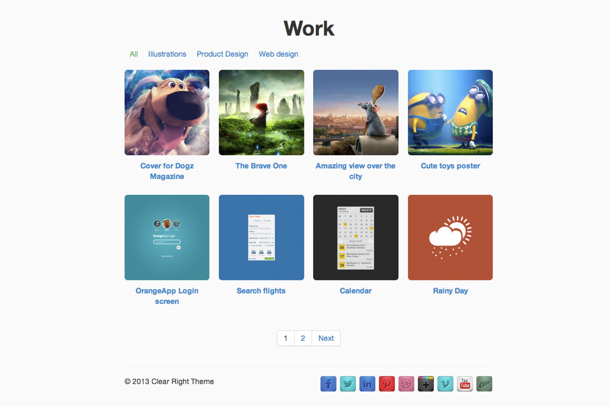 Clear-Right WordPress Theme, a WordPress Template by Pixelcrowd (Photo 2 of 5)