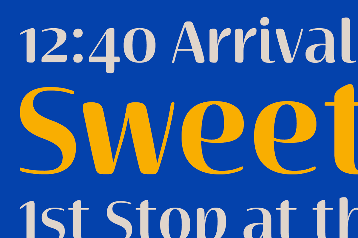 Terfens Contrast, a Sans Serif Font by insigne (Photo 3 of 5)