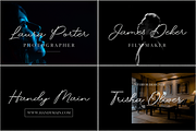 Pitaloka Stylish Signature Font, a Script Font by Naufal Labs (Thumbnail 8 of 10)