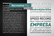 Normative Pro – 4 fonts, a Sans Serif Font by Green Type (Thumbnail 4 of 11)