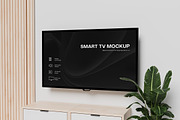 Smart TV Mockup, a Wearable Device Mockup by swsi-studio (Thumbnail 5 of 5)