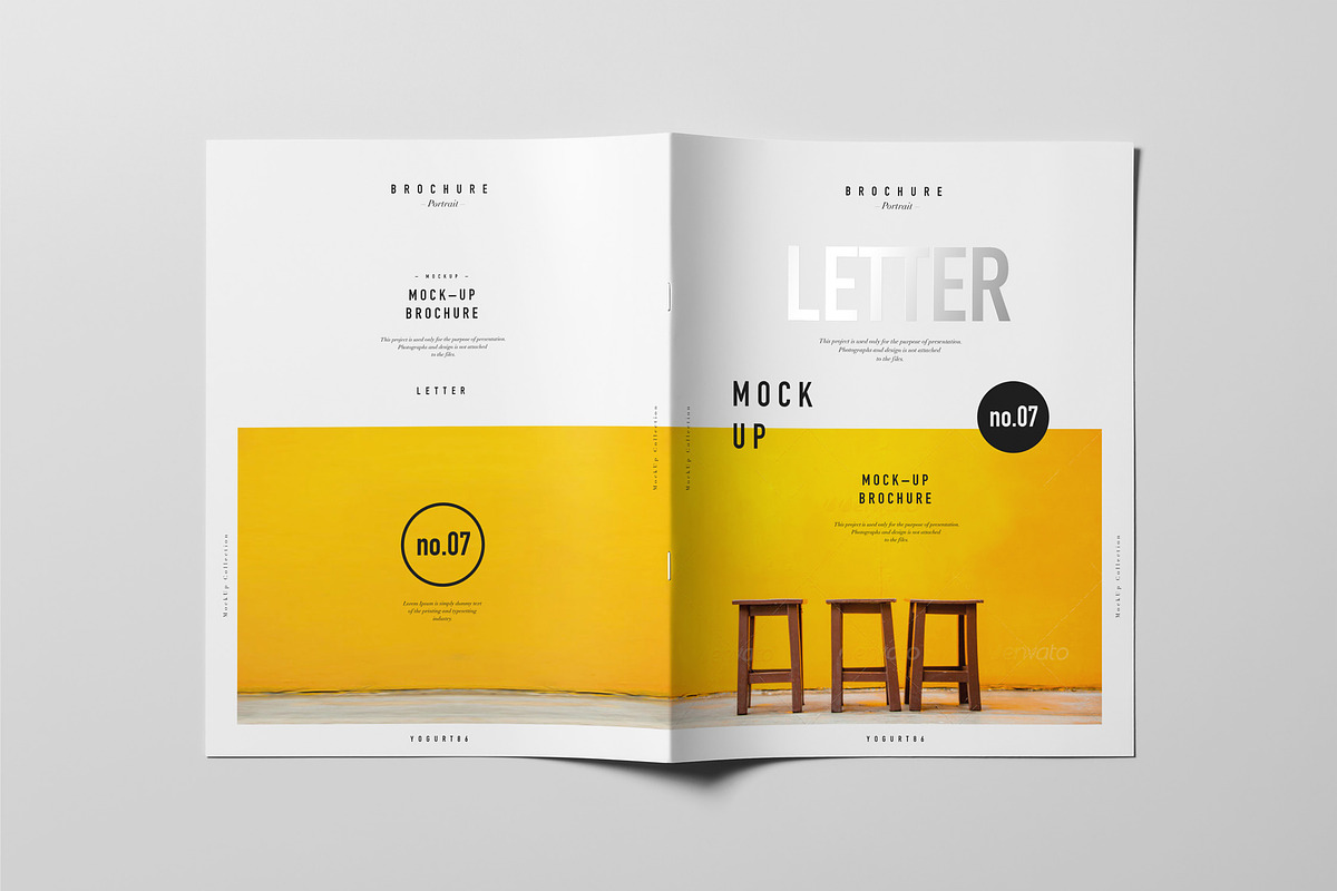 US Letter Brochure Mock-up 2, a Books & Magazine Mockup by Yogurt86 (Photo 11 of 11)