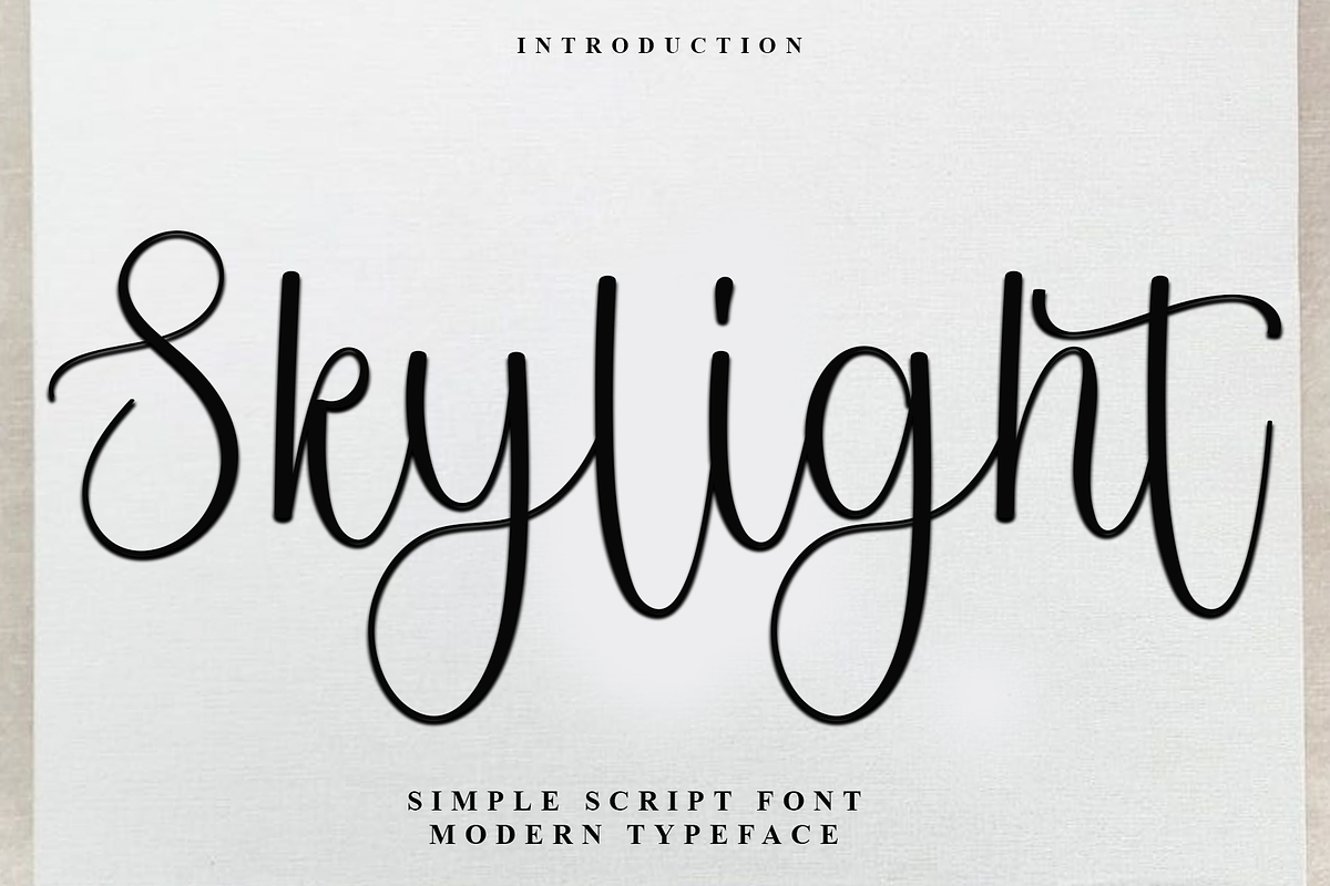 Skylight, a Handwritten Font by InermediaSTUDIO (Photo 1 of 7)
