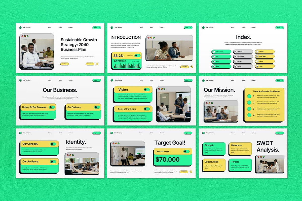 Business Plan Keynote preview 2