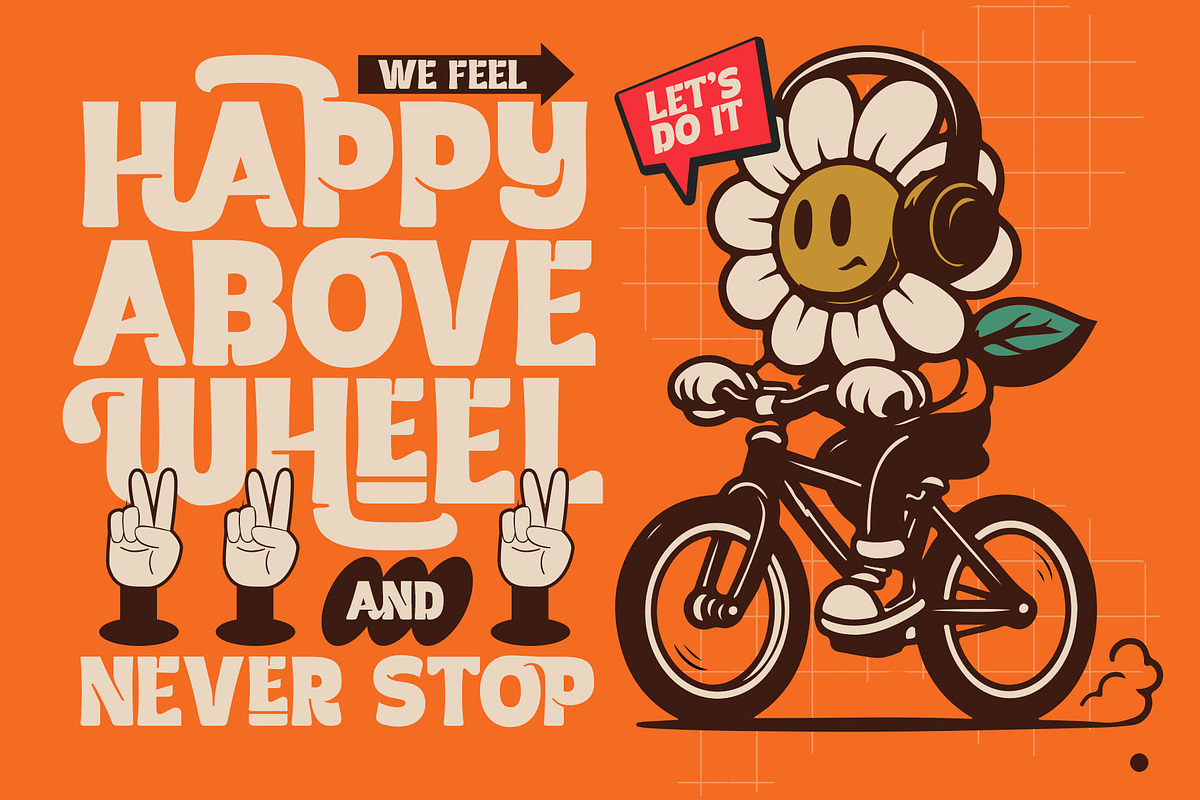 Funky Whimsy Typeface, a Sans Serif Font by alit design (Photo 6 of 17)