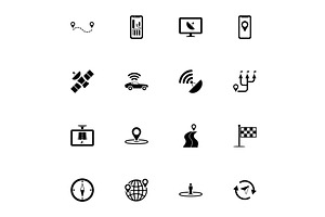 Satellite icon - Expand to any size, a Technology Illustration by Artsaba Family