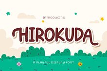 HIROKUDA - Playful Display Font