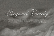 Beyond Society Fashion Script Font, a Script Font by AnMark (Thumbnail 1 of 13)