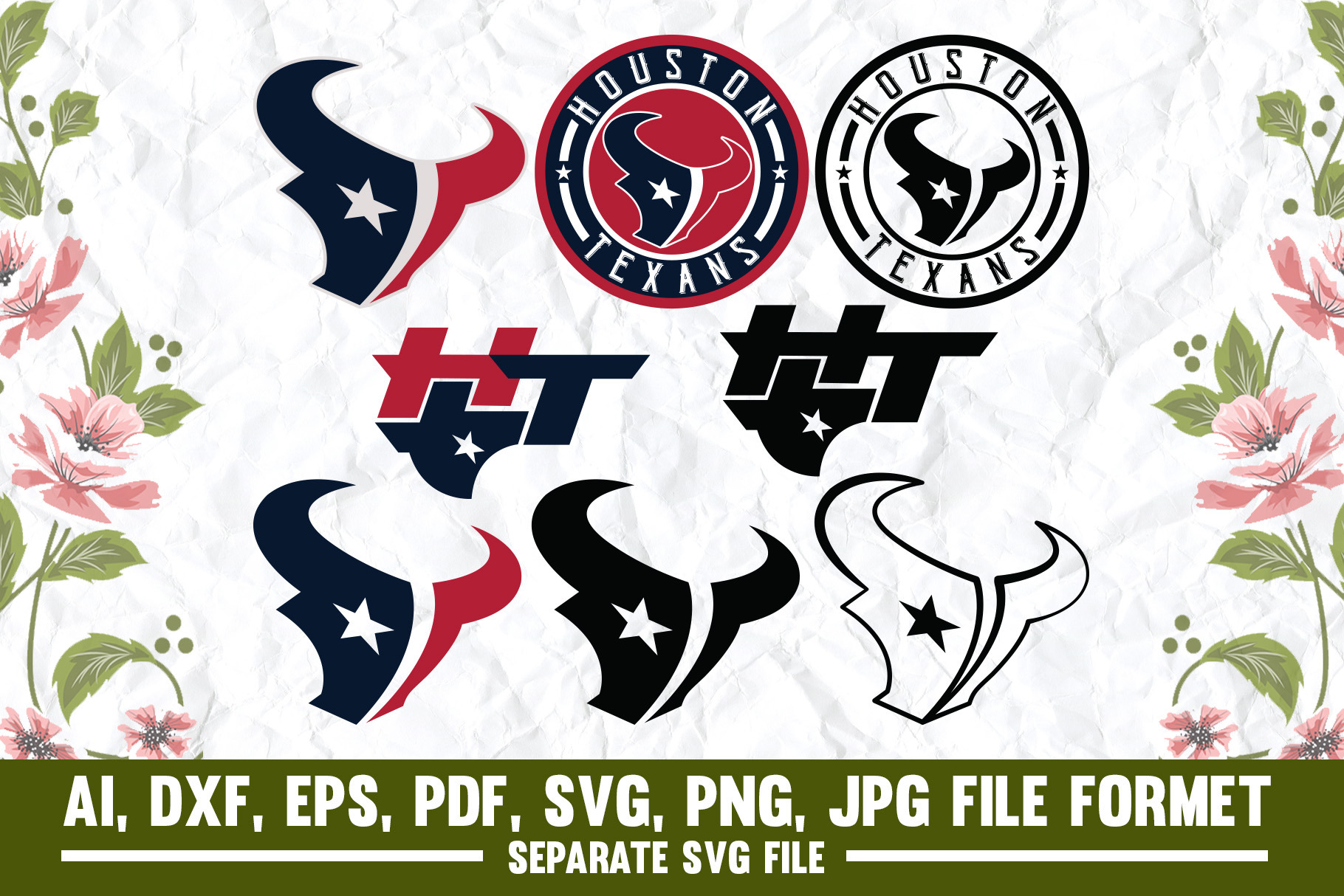 Houston,Sports,Texans,Nif Football, an Object Graphic by ...