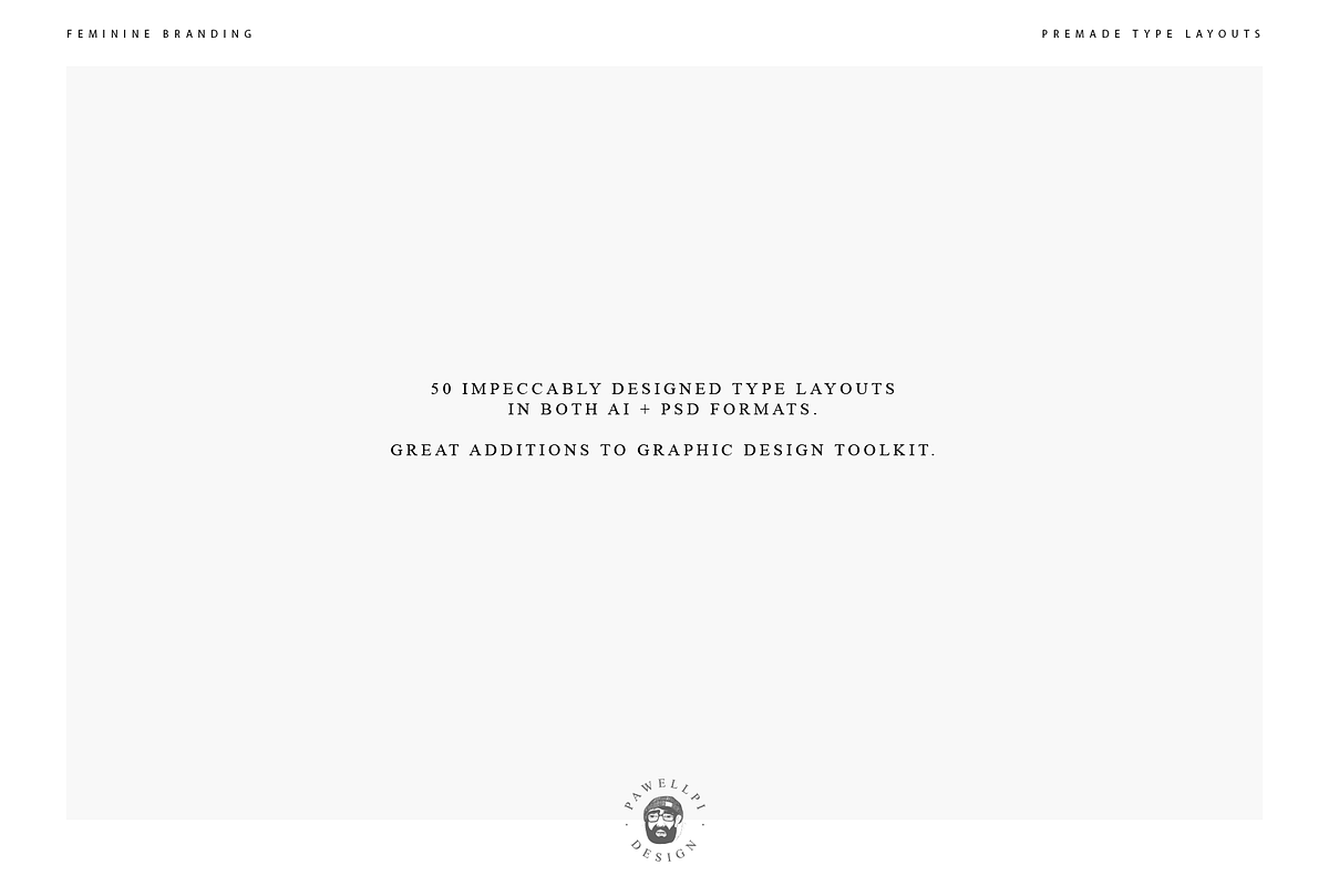 50 Elegant Premade Logo Templates, a Branding & Logo Template by pawellpi (Photo 26 of 26)