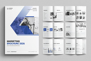 Marketing Brochure Template, a Brochure Template by E-Type