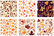 Autumn Leaves Seamless Pattern, a Pattern Graphic by designcity5 (Thumbnail 2 of 5)
