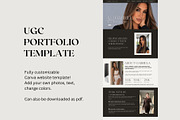 Luxury UGC Portfolio Template Canva, a Landing Page Template by Business Chic (Thumbnail 2 of 5)