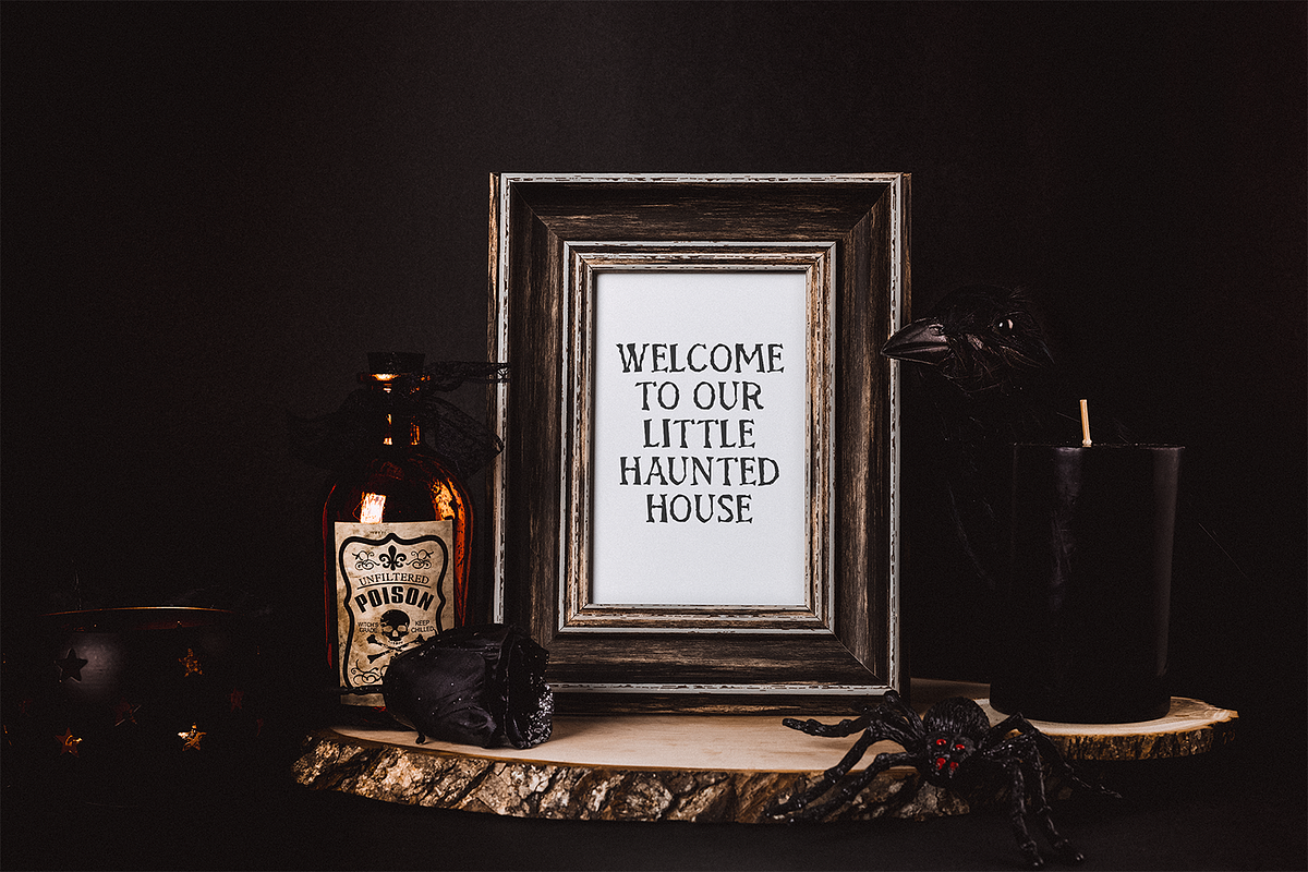 Hauntings Serif Font, a Serif Font by Beck McCormick (Photo 9 of 10)