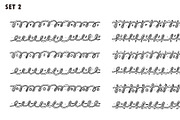 Line Wavy Border Set, a Decorative Illustration by AnkaDrozd (Thumbnail 3 of 5)
