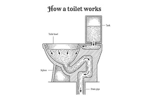 Vintage Diagram Explaining How a, an Illustration by AlexArt