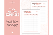 Wedding Budget Planner - Pink BUNDLE, a Templates & Theme by Templatables (Thumbnail 5 of 10)