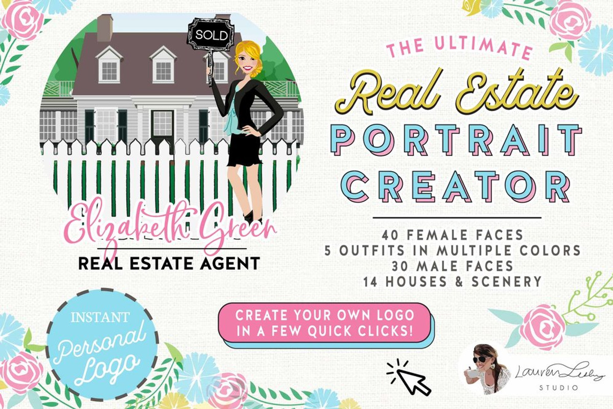 REAL ESTATE PORTRAIT CREATOR, a Work Illustration by Lauren Lesley Studio (Photo 1 of 12)